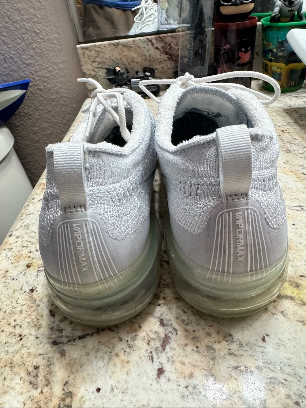Men’s Size 9.5 - Nike Air VaporMax 2023 Flyknit Pure Platinum EUR 43